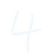Handwritten number 4