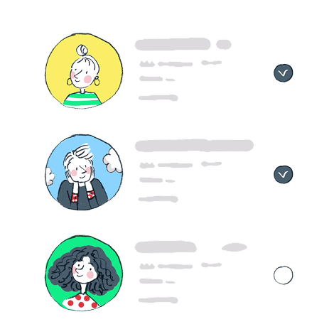 Drawing of a babysitter list